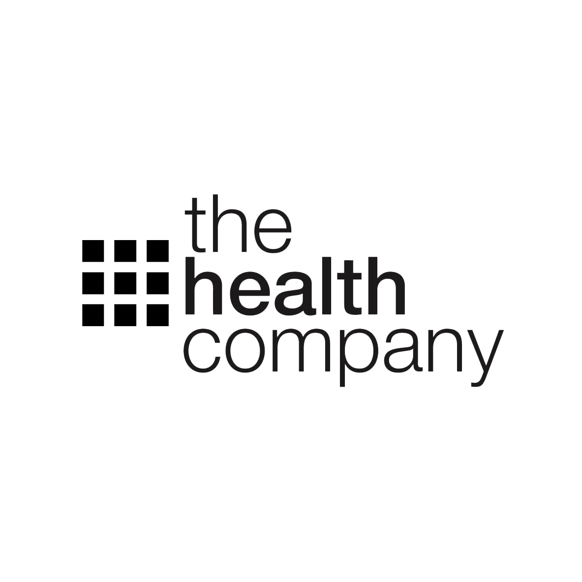 Logo negro cuadrado - The Health Company